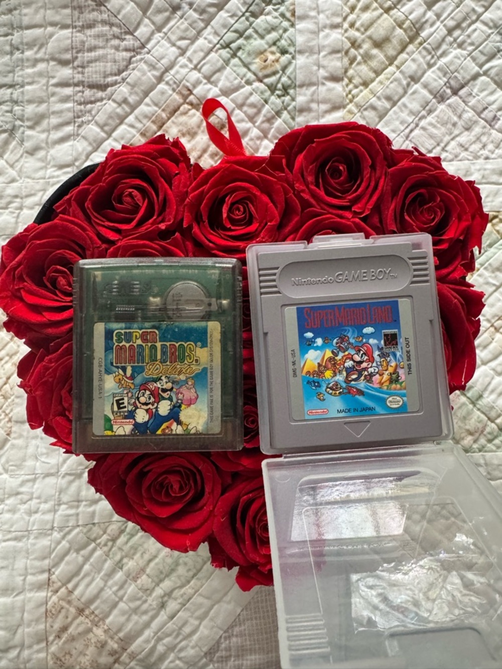 Vintage Nintendo Game Boy Super Mario Land + Super Mario Bros Deluxe Bundle